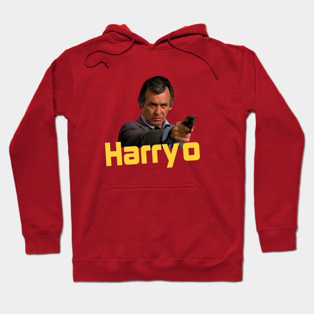 Harry O - David Janssen - 70s Cop Show Hoodie by wildzerouk